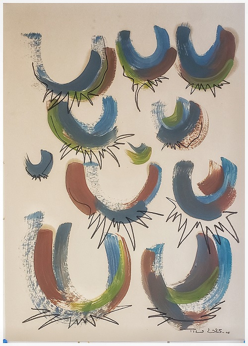 MES JARDINS IMAGINAIRES – AND THIS ONE IS FOR THE LADIES (42×59.4cms)