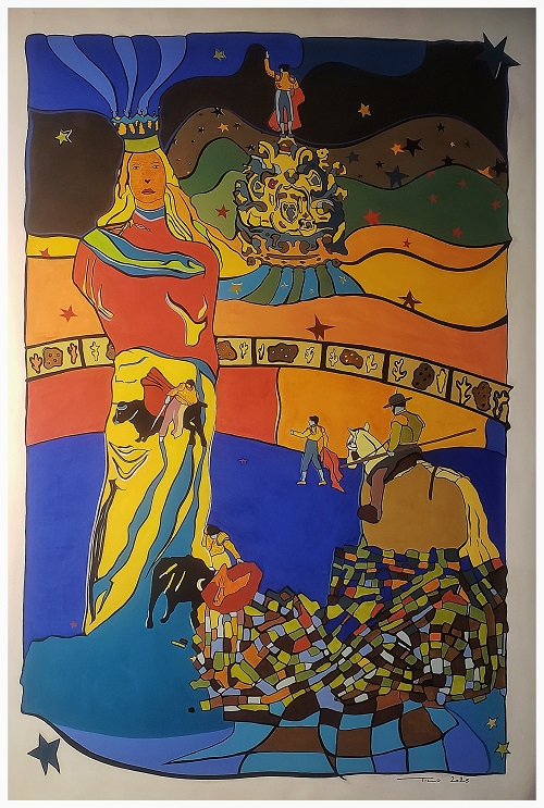 MA REINE D&rsquo;ARLES (100x70cms)