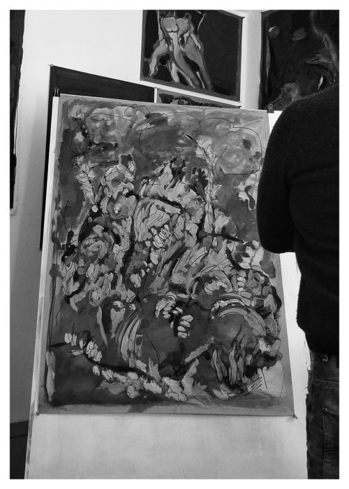 LORSQUE DESCEND LA LUMIERE (100x75cms)