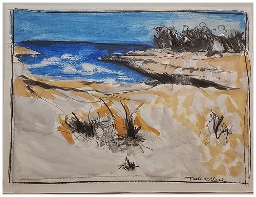 ICI ÉTAIENT LES PÉCHEURS DE POULPE (30x40cms)