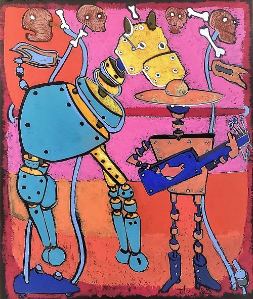 L&rsquo;ATTAQUE DU CHAPEAUVORE (21×24.5cms)