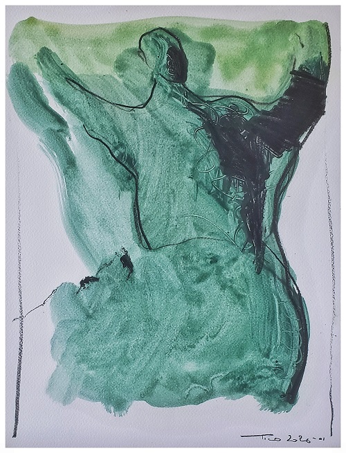 WALLOWING (30x40cms)