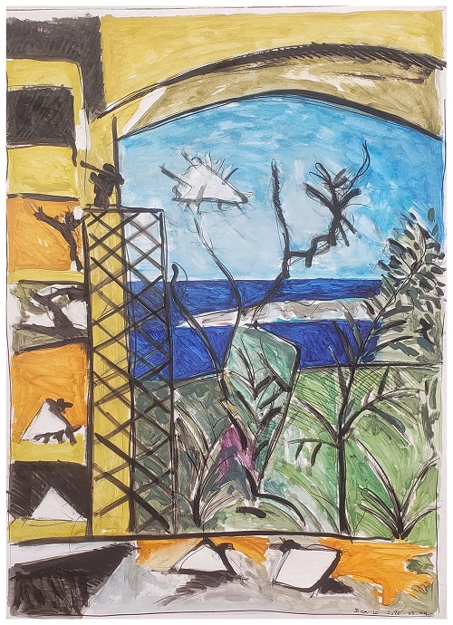 LES PIGEONS PICA-LO 05 (75x105cms)