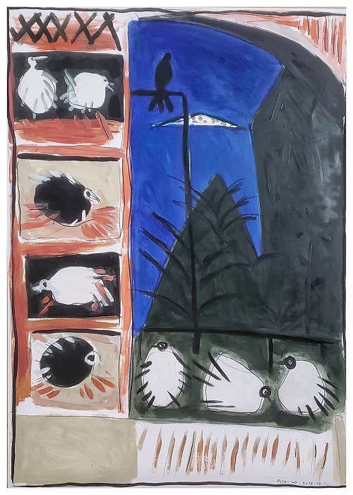 LES PIGEONS PICA-LO 01 (104x74cms)