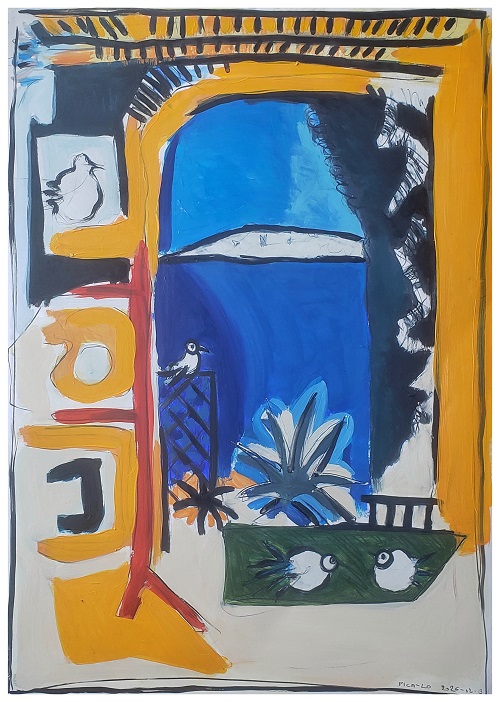 LES PIGEONS PICA-LO 02 (103x74cms)
