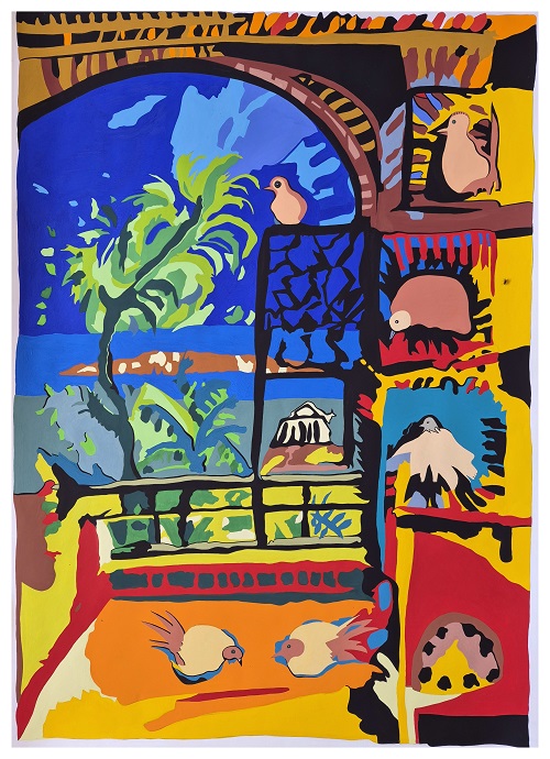 LES PIGEONS PICA-LO 16 (103x74cms)